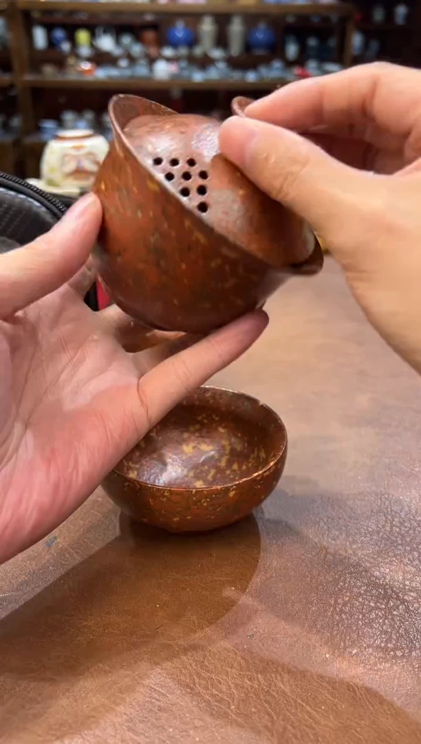 真的很便宜超好看会开片的旅行茶具
