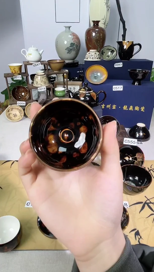 【莲子杯】吉州窑纯手工高温瓷特价款