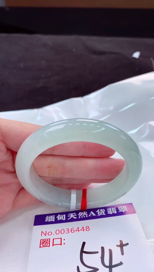 未镶嵌手镯翡翠54（48小时鉴赏期 ）