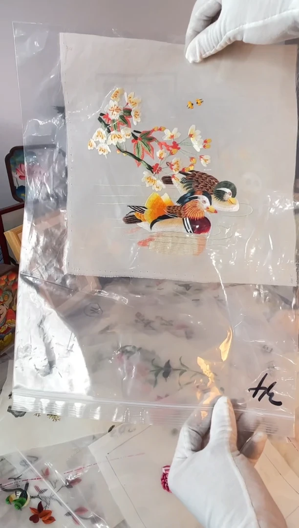 织绣纯手工苏绣双面绣苏绣34