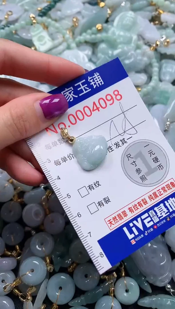 颈饰未镶嵌翡翠4098
