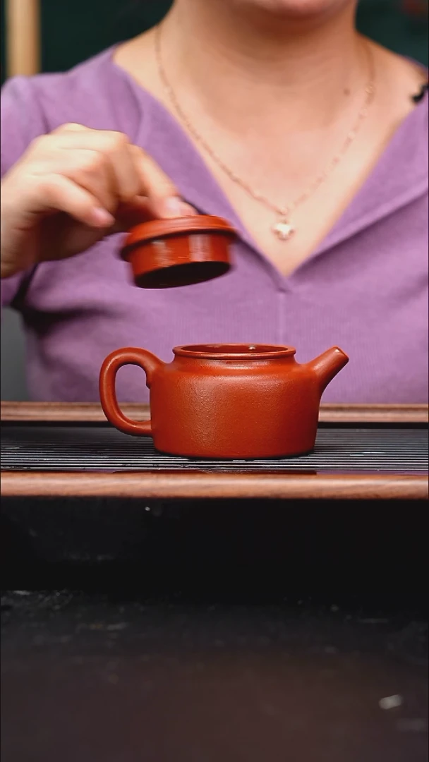 茶壶紫砂全手工小煤窑朱泥德钟200