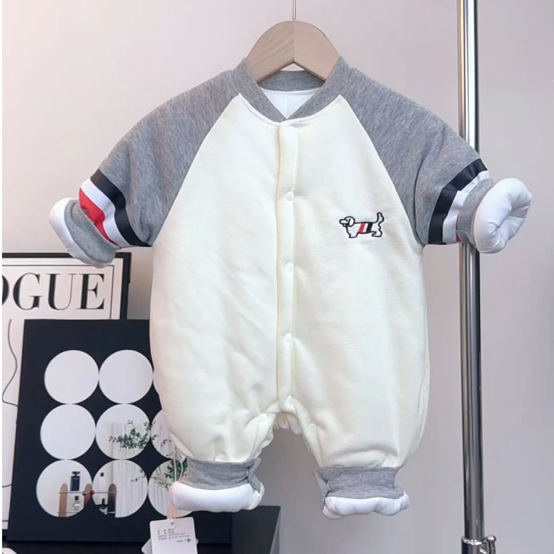 A类爬服哈衣可爱幼儿婴儿连体衣男女宝宝婴儿加厚外出连身衣秋冬