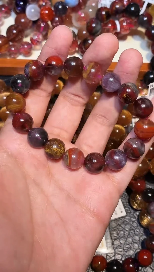 未镶嵌手链水晶丫*极光多宝单圈A12（多样性发其一）