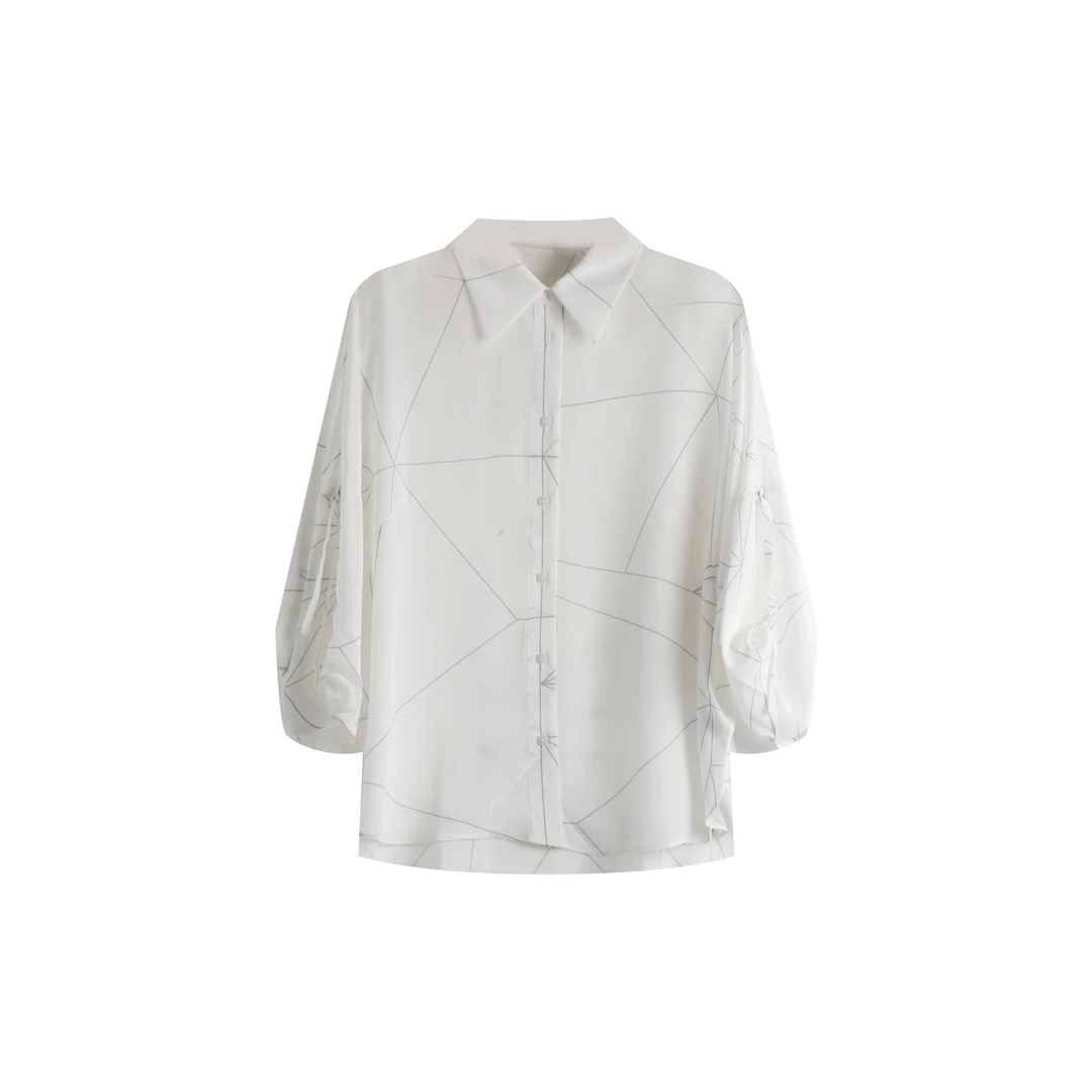 【MY】16MM03双绉印花桑蚕丝衬衫2024夏装新款真丝YJHY-622070