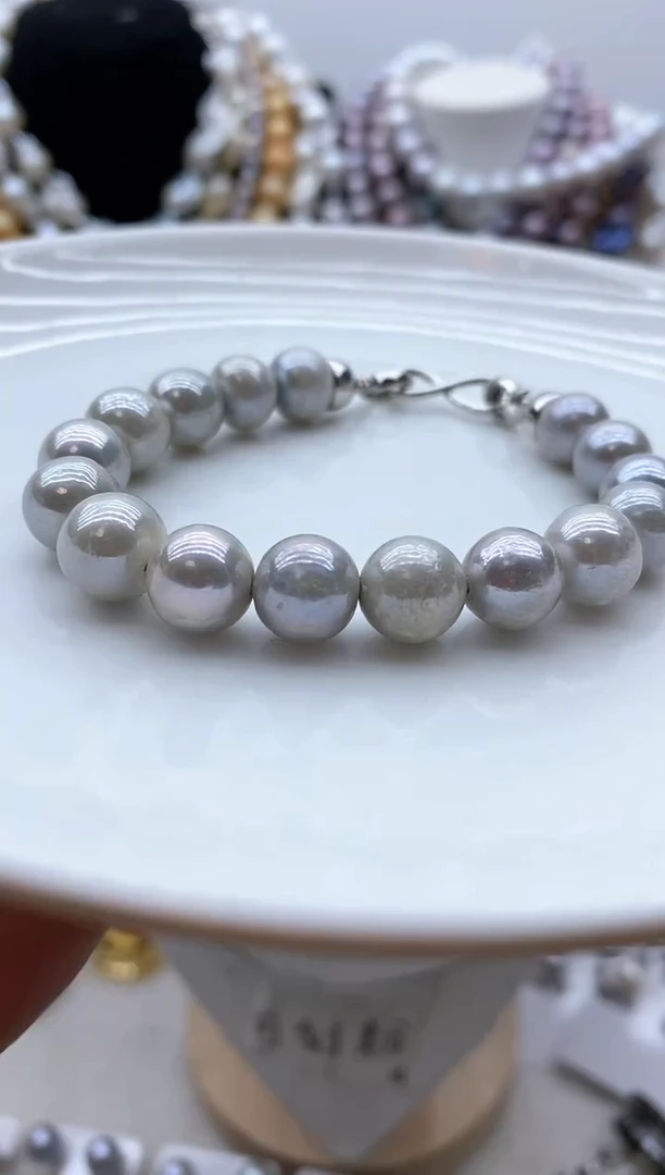 【闪购商品】淡水珍珠颈饰钛钢6