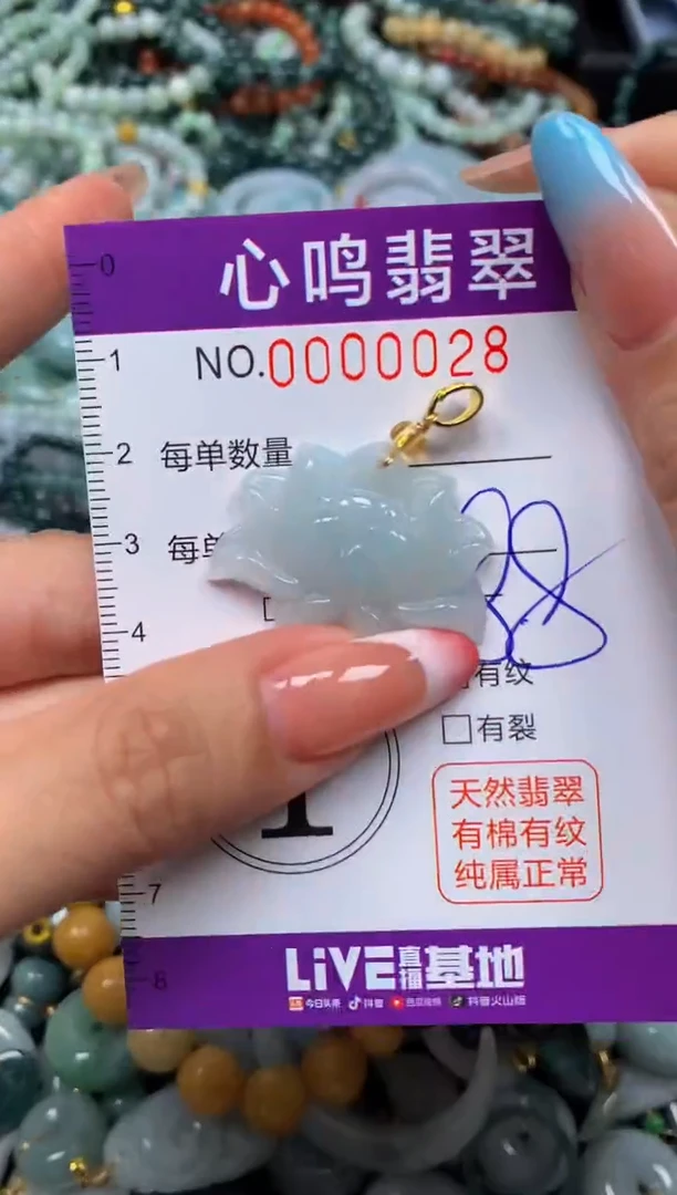 翡翠未镶嵌颈饰闪购00028