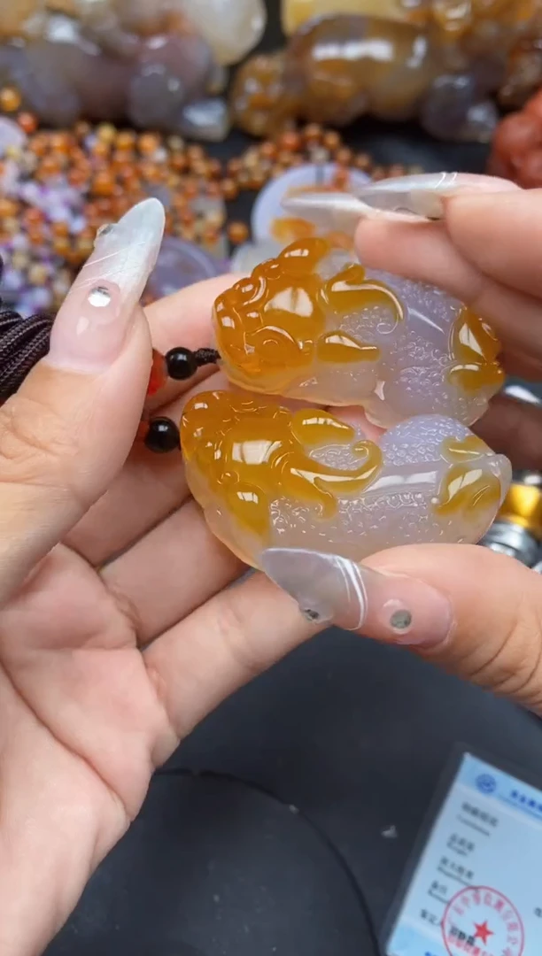 【闪购商品】玛瑙/玉髓颈饰未镶嵌ll