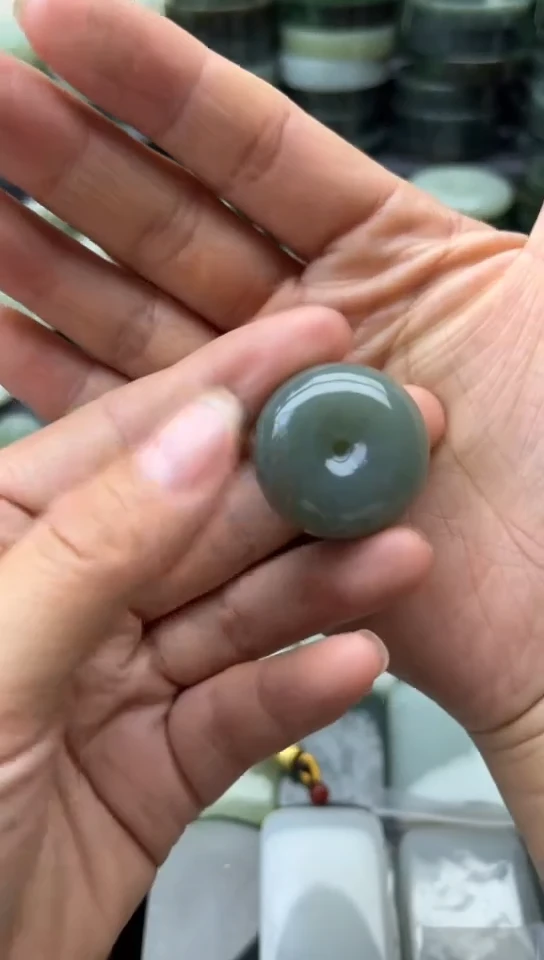 未镶嵌和田玉珠宝半成品扣子