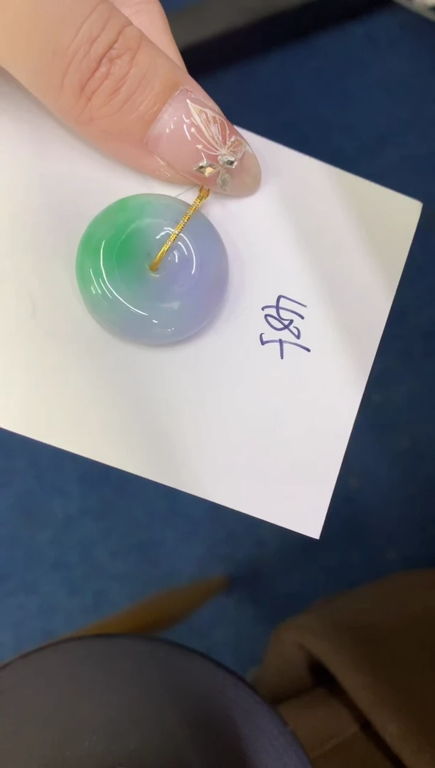 【闪购商品】翡翠颈饰18K金镶嵌0000000000