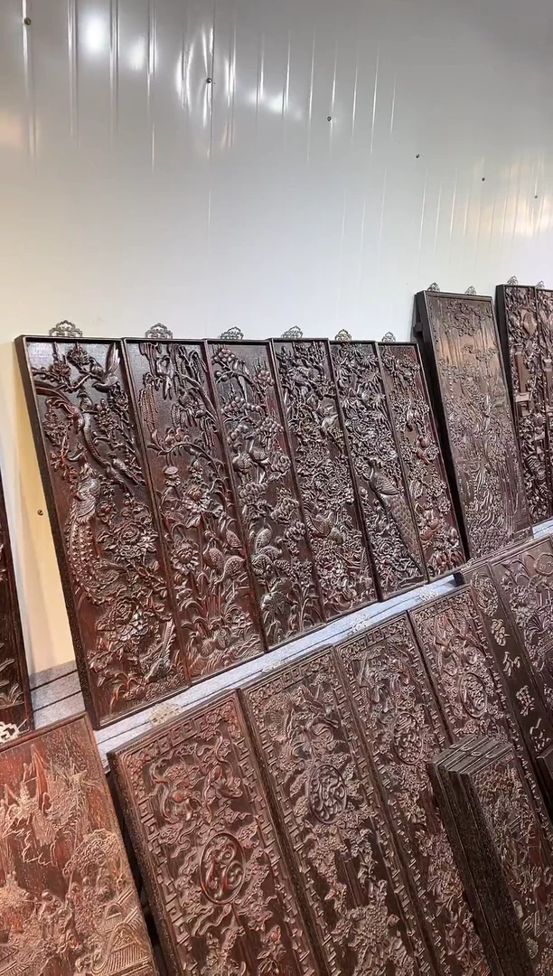 木紫檀雕刻一物一拍