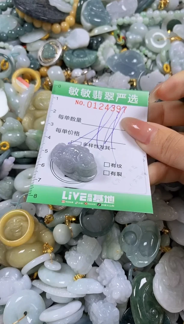 【闪购商品】翡翠颈饰未镶嵌闪购0124397多样性发其一