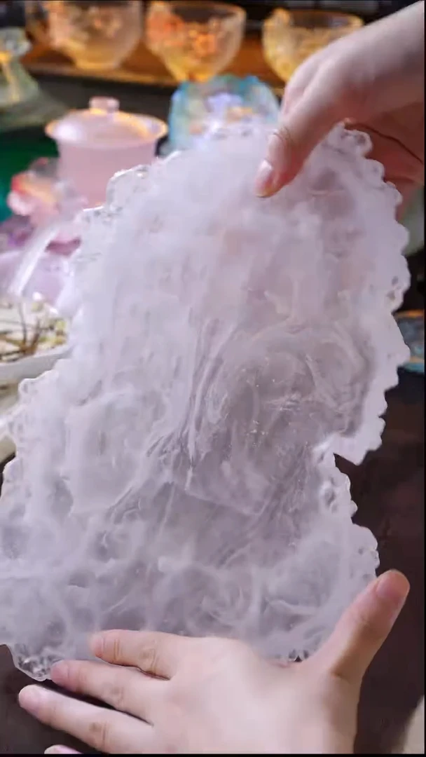 手工艺品琉璃优*树魂壶承1只