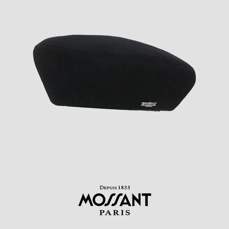 MOSSANT AW25秋冬新款 兔毛羊毛经典贝雷帽3283030130001