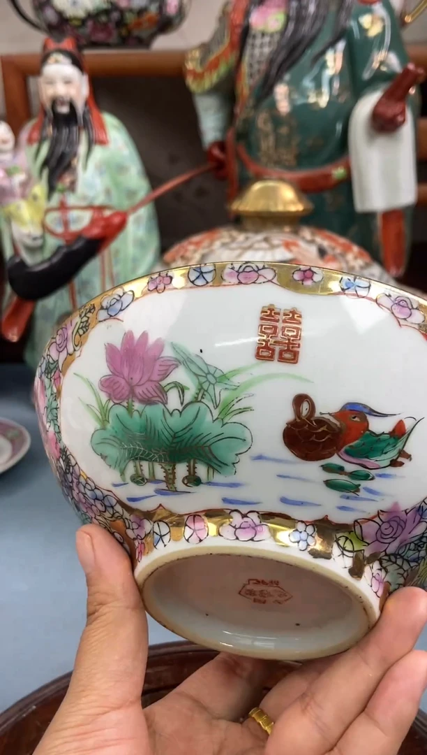 瓷片微瑕慎拍景德镇窑老厂瓷器单件