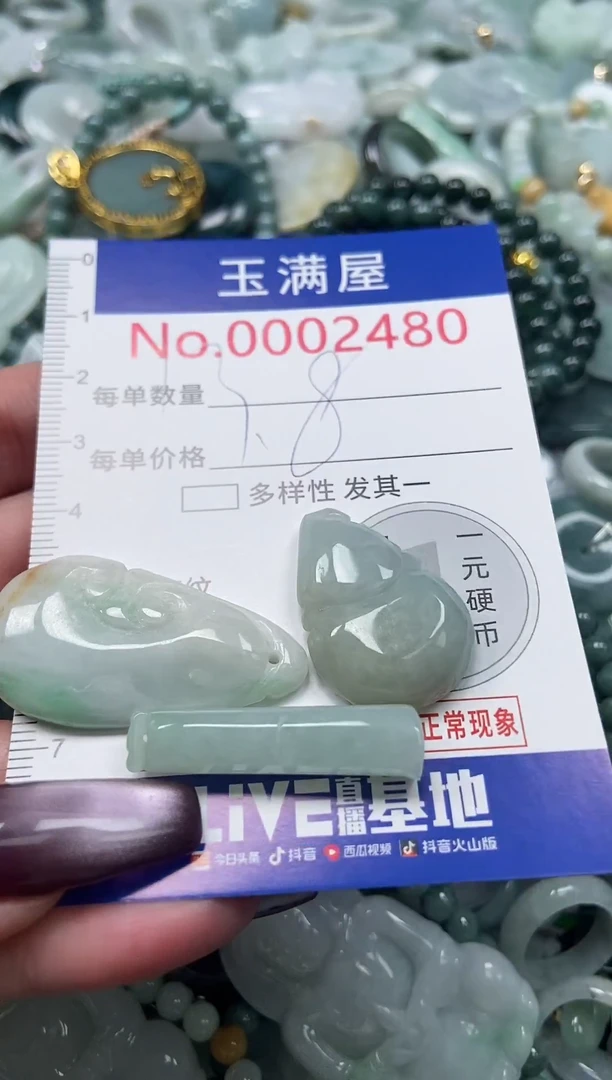 颈饰未镶嵌翡翠2480