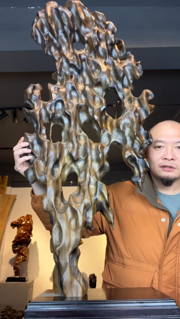 金丝楠用****5809金丝楠自然随型摆件