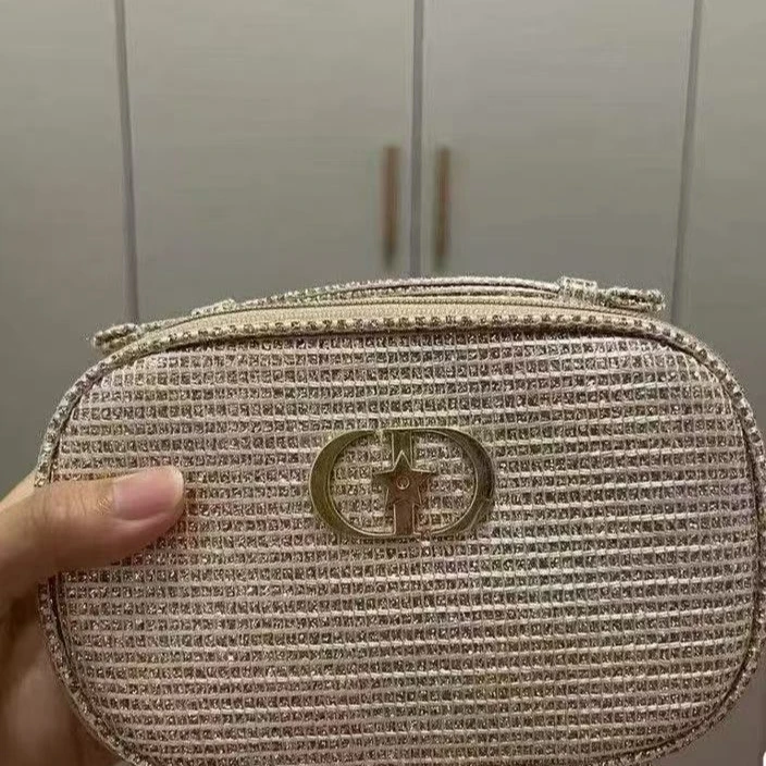 【A438】迪奥专柜限量礼盒圣诞节日化妆包零钱包化妆包