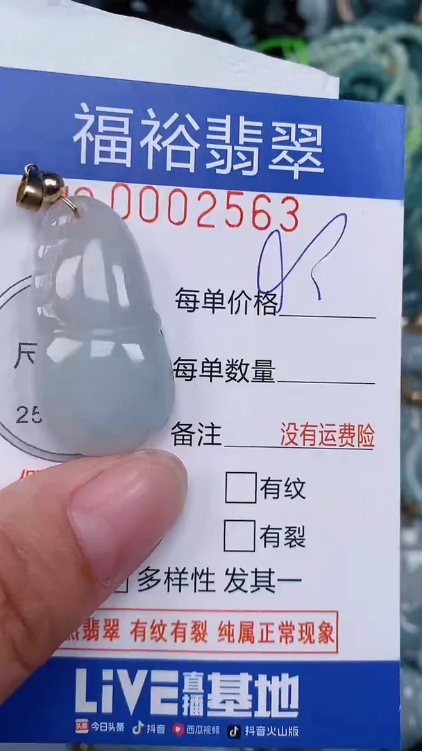 翡翠未镶嵌颈饰...0002563