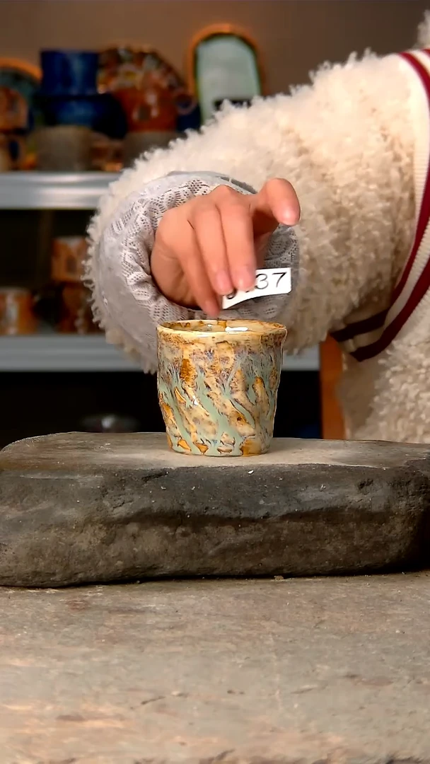 【闪购商品】137高温釉下手工同款，微波炉烤箱可进