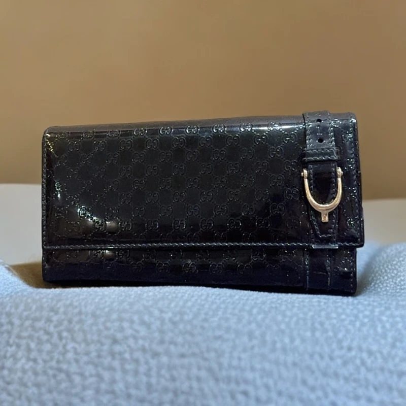 95新 GUCCI/古驰 黑色钱包 1219 2399