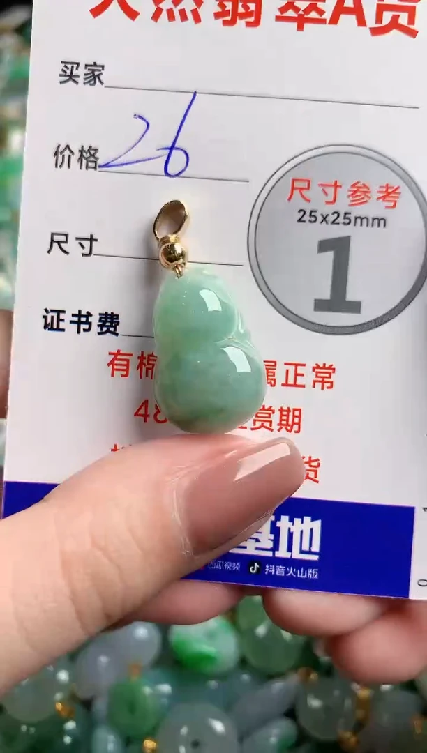 翡翠未镶嵌颈饰24000758