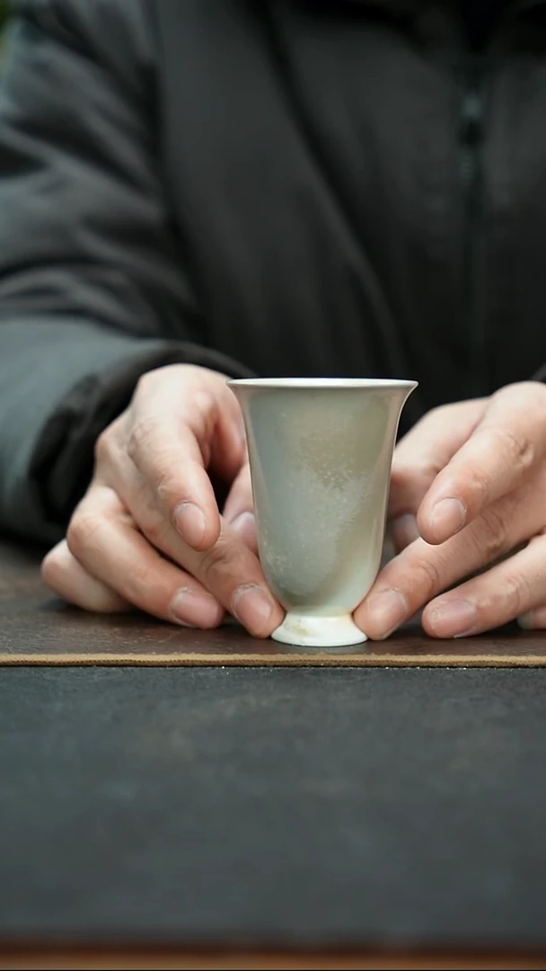 杯全手工柴烧闻香杯