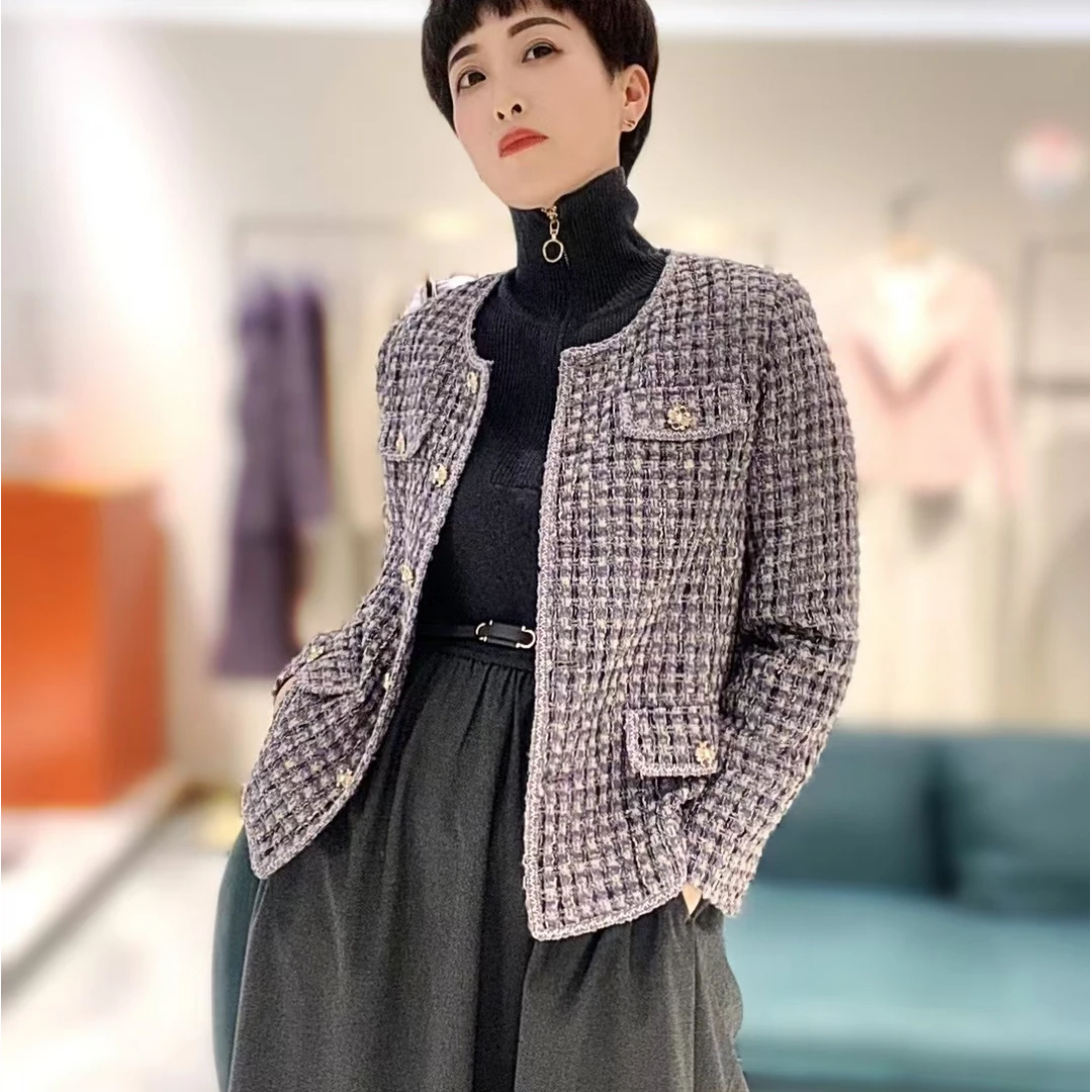 天轩外套短款时尚百搭秋季小香风气质TJQW191