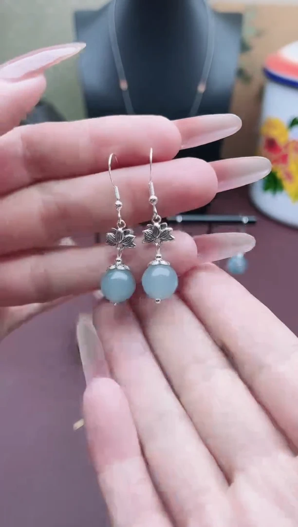 未镶嵌耳饰玛瑙/玉髓01