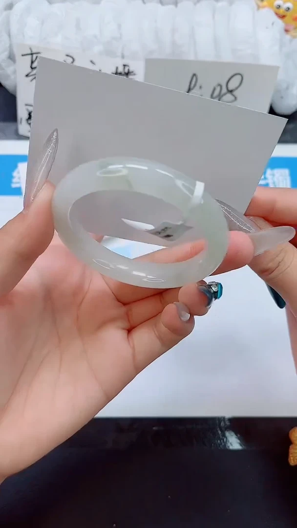 石英质玉手镯未镶嵌064-圈口52