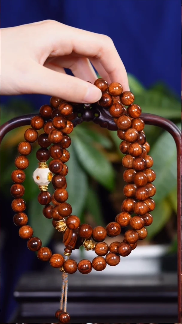 手串/手链黄花梨/降香黄檀老料黄金油梨顺纹1.0*108