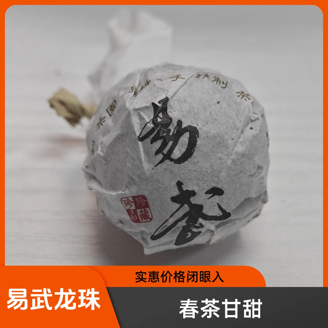 2025年头采春茶易武龙珠古树茶云南普洱茶生茶甘甜花香细腻口感7g