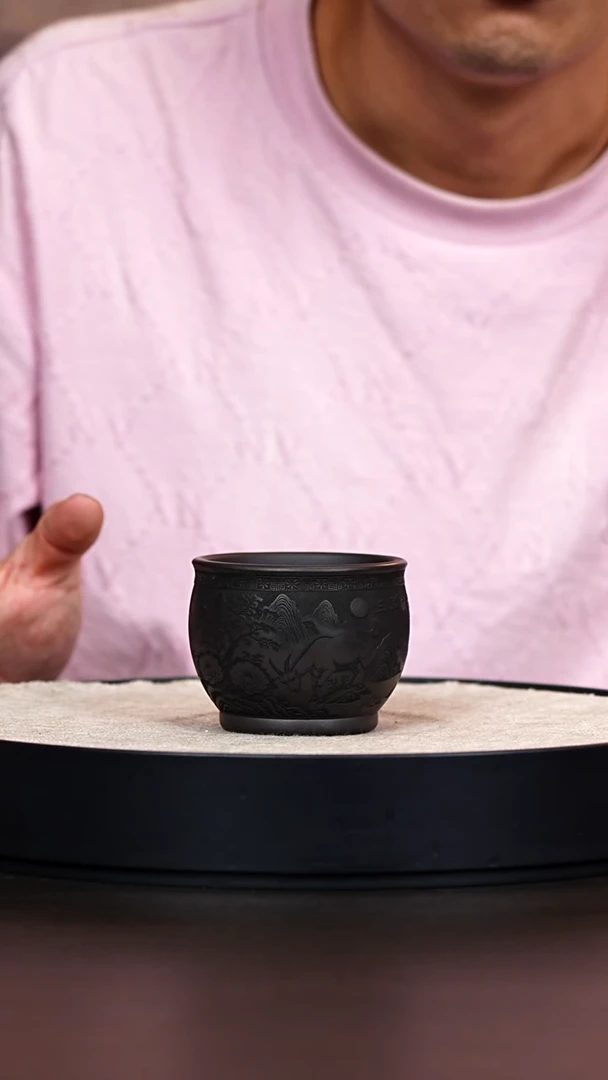 紫砂紫砂壶宜兴紫砂主人杯