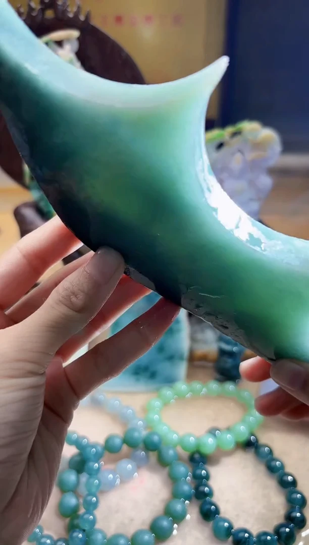 未镶嵌挂件翡翠A货柠优6508