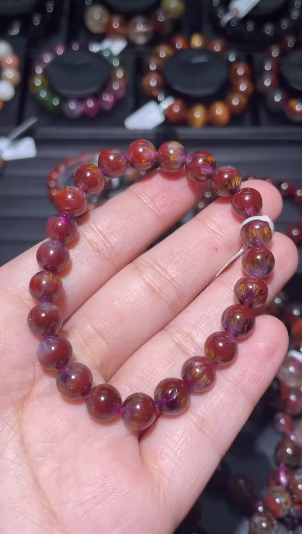 未镶嵌珠宝半成品水晶极光8mm-200