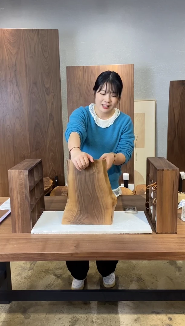 北美黑胡桃凳子6011