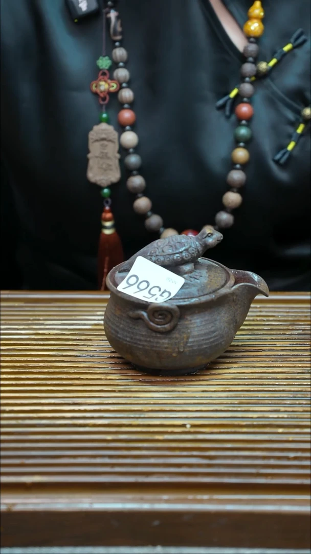 万古烧粗陶手工茶具