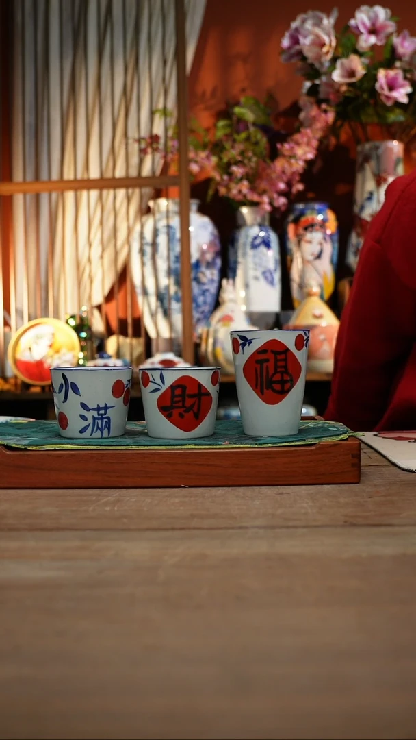 【简家甄选】景德镇设计师釉下手绘陶瓷