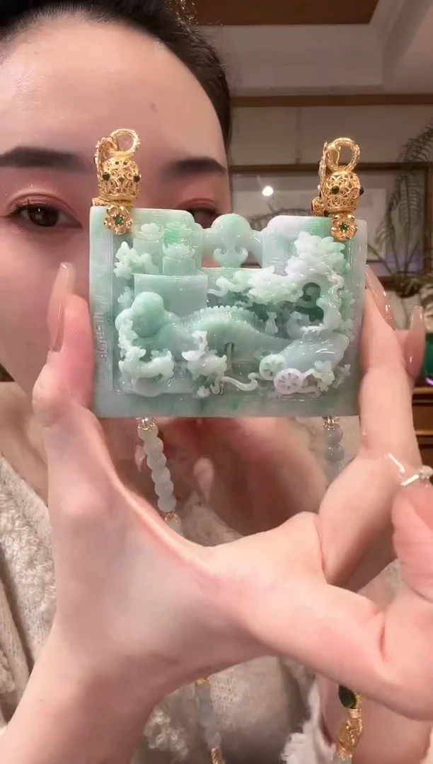 【闪购商品】翡翠颈饰未镶嵌国风