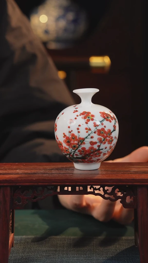 【闪购商品】摆件釉下彩纯手工纯手绘原创瓷器