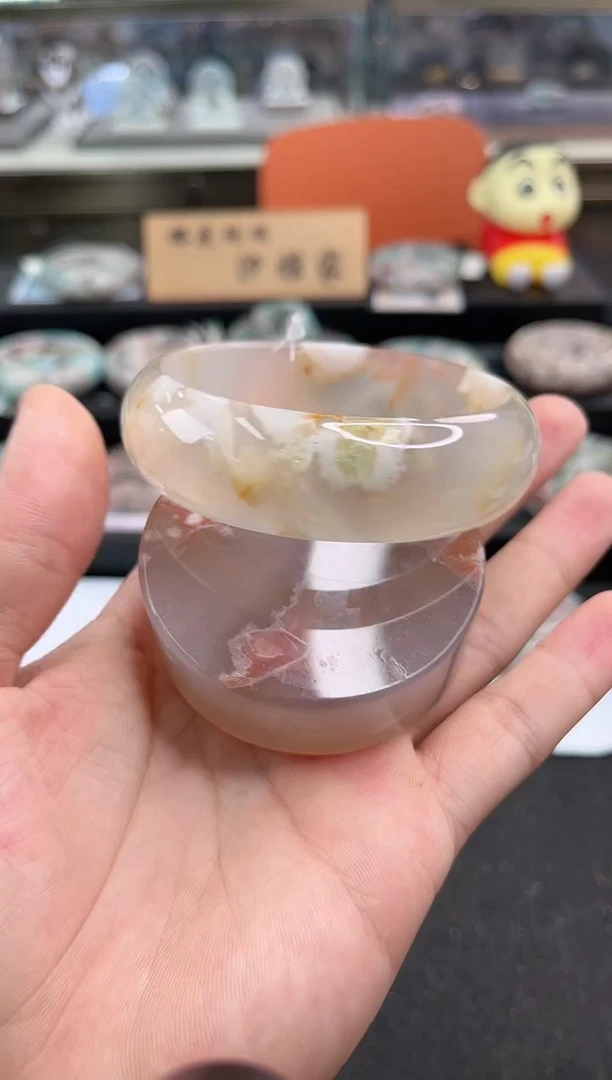 未镶嵌手镯石英质玉64圈口（赠品镯心）6009461