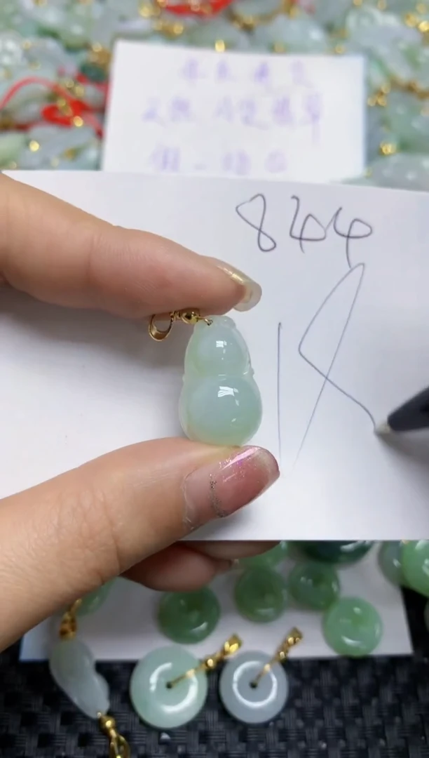 【闪购商品】翡翠颈饰合金天然A货翡翠