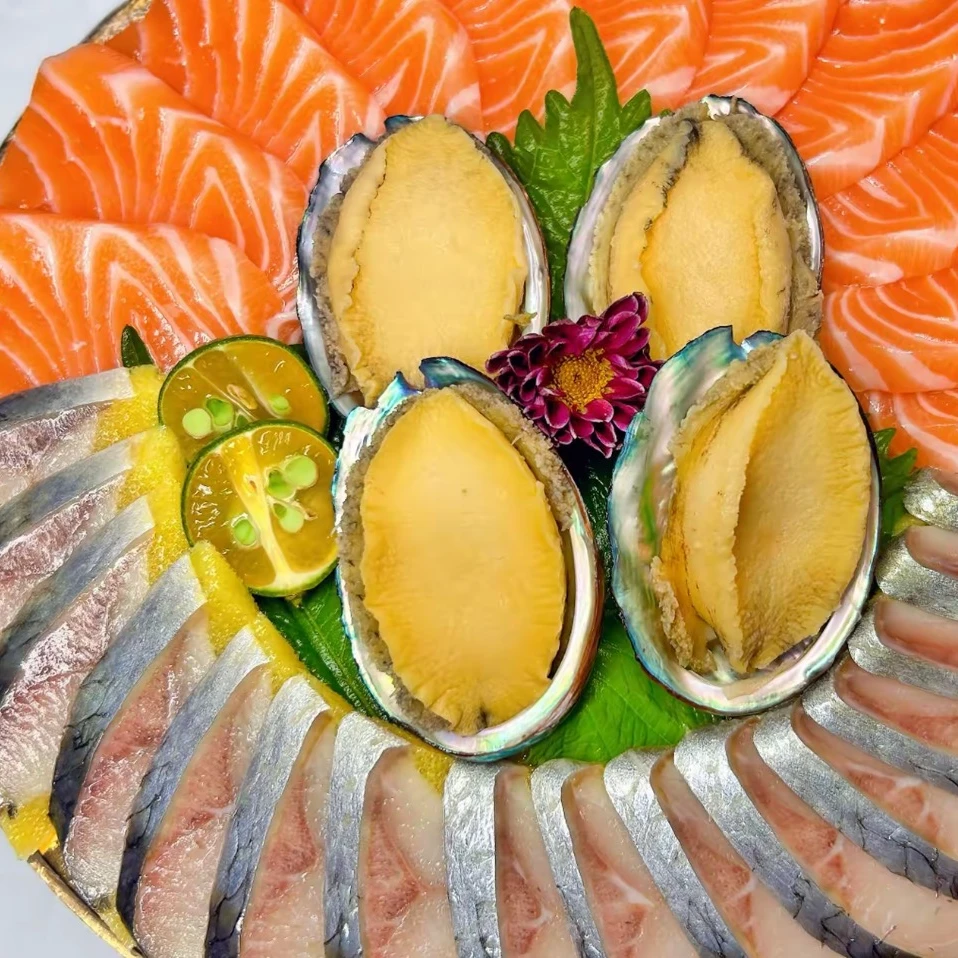108元《十全十美套餐》三文鱼+鲍鱼+希鲮鱼