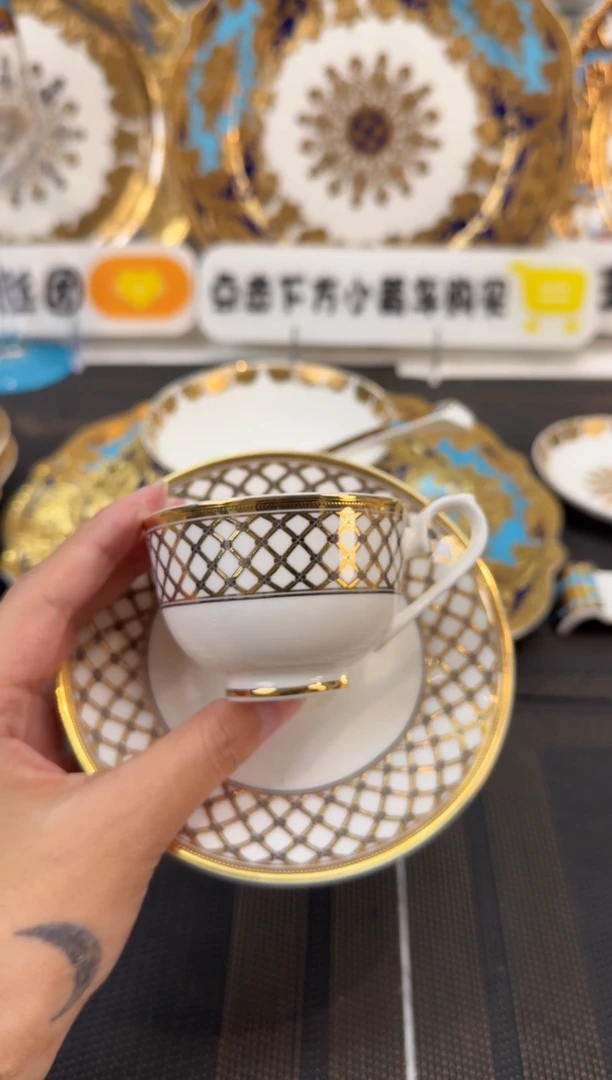 瓷片90毫升杯碟 2套