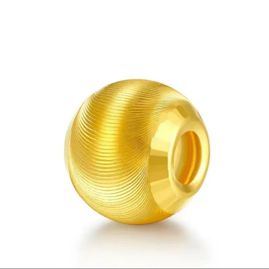 足金999 4MM素金猫眼一对 约0.19 +玛 瑙