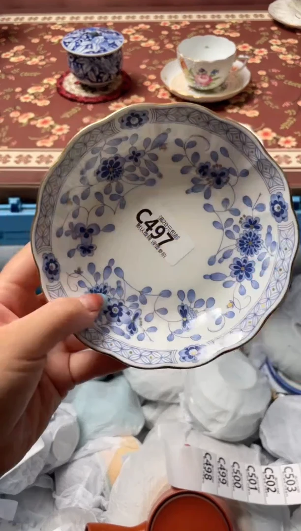 瓷片果*瓷器瓷器C497