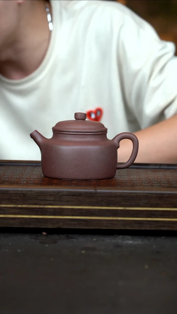 茶壶紫砂     XL    全砂天青泥      德钟    240cc