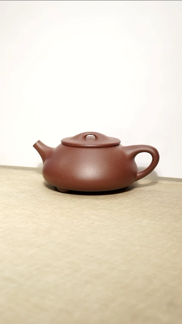 茶壶底槽青景州石瓢200毫升瑕疵壶