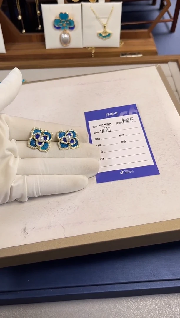 奋***子，珐琅针-孤品