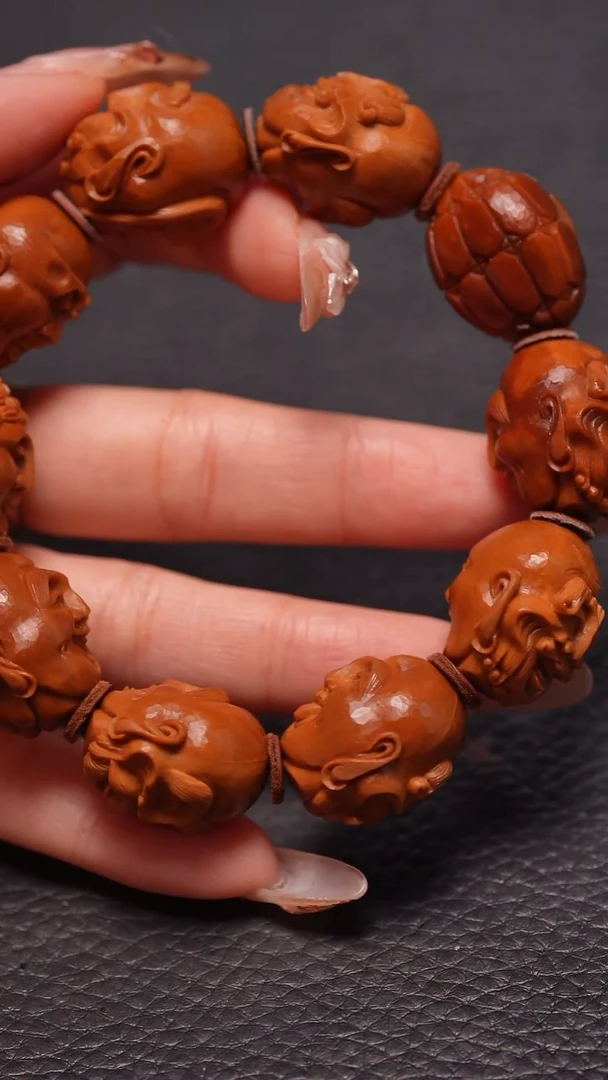 手串橄榄核2.1/殷派十八罗汉微花